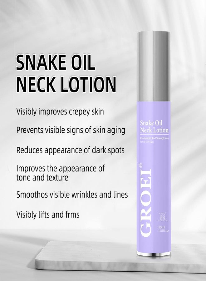 GROEI Firming Neck Cream | Neck Lotion for Tightening and Firming – Smoothes Neck Wrinkles, Naturally Gentle, with Hyaluronic Acid and Plant Oils - Image 3